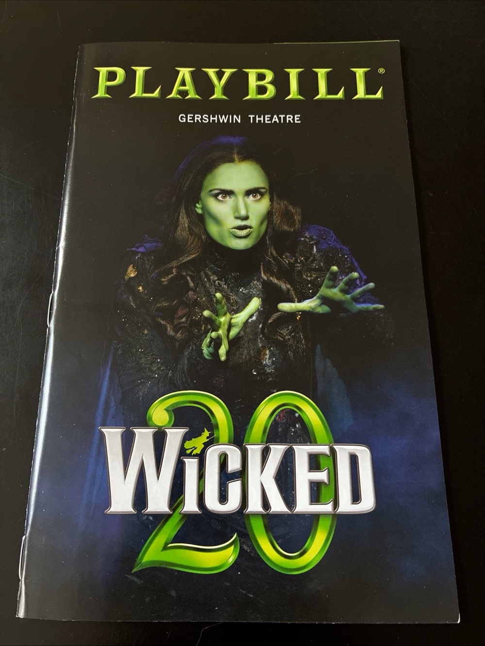 WICKED Broadway Musical 20TH ANNIVERSARY Oct 2023 Special IDINA MENZEL Playbill
